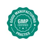 GMP certified, good manufacturing practice icon.